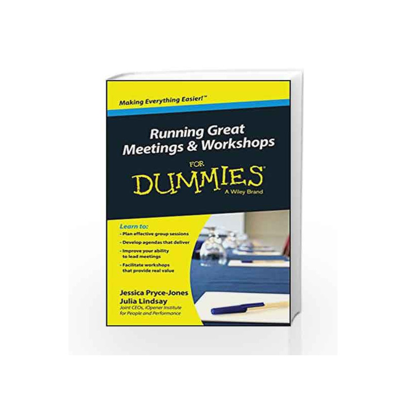 Running Great Meeting & Workshops for Dummies by NILL Book-9788126550470