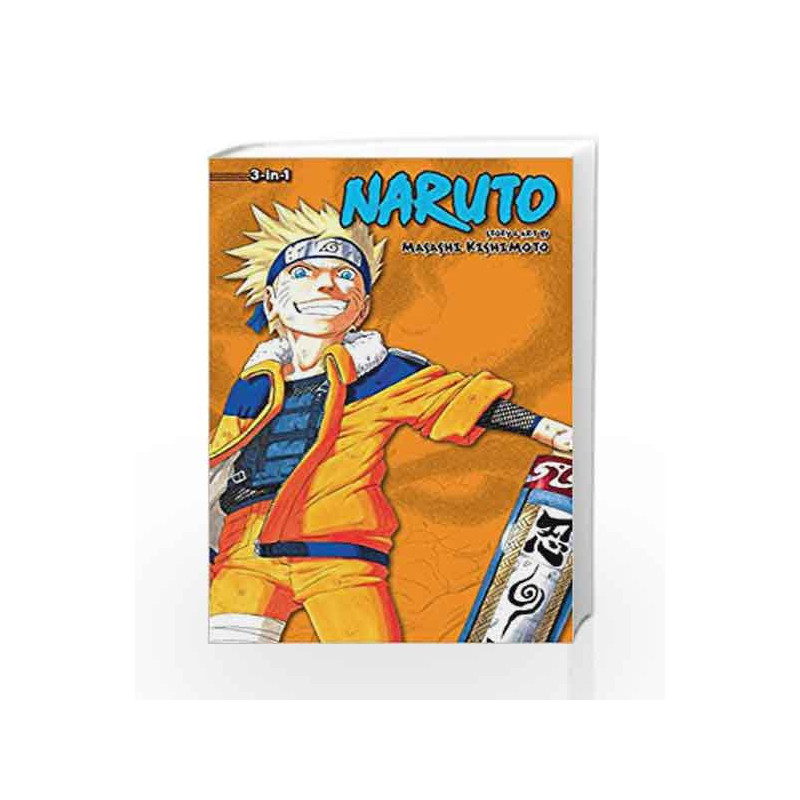 Naruto (3-in-1 Edition), Vol. 4: Includes vols. 10, 11 & 12 by Masashi Kishimoto Book-9781421554884