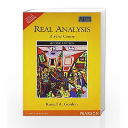 Real Analysis: A First Course, 2/e by Gordon Book-9788131728581