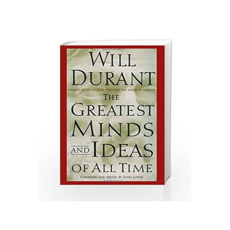 The Greatest Minds and Ideas of All Time by Will Durant Book-9780743235532