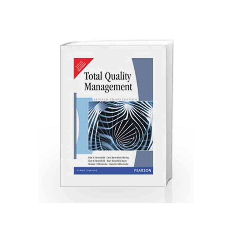 Total Quality Management (Old Edition) by Dale H. Besterfield Book-9788131732274