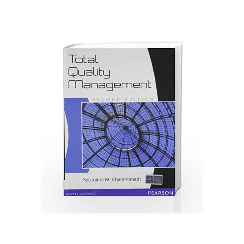 Total Quality Management 2nd Edition by Charantimath Book-9788131732625