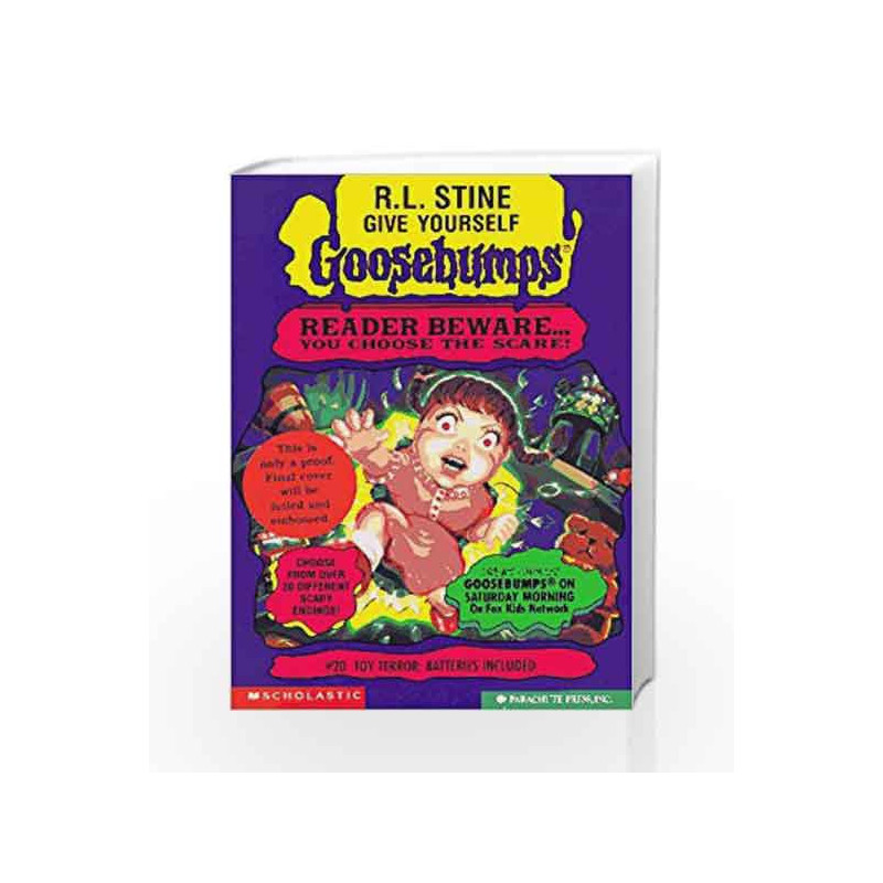 Toy Terror - Batteries Included (Give Yourself Goosebumps #20) by R.L. Stine Book-9780590934923