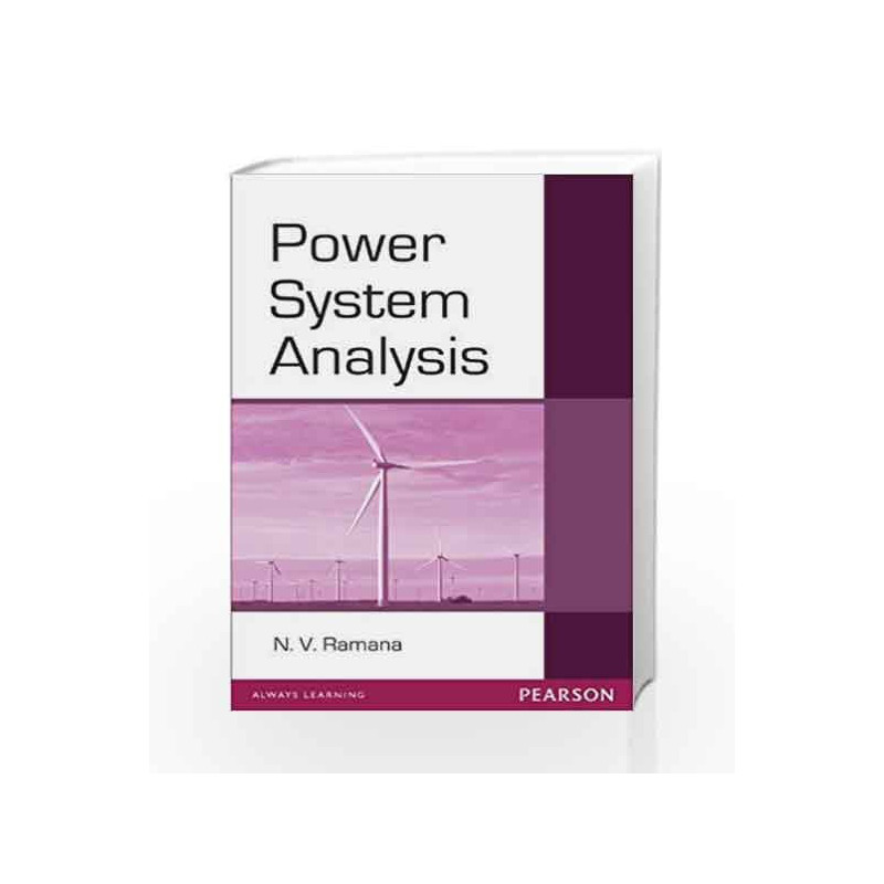 Power System Analysis, 1e by Ramana Book-9788131755921