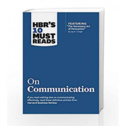 HBR's 10 Must Reads: On Communication (Harvard Business Review Must Reads) by NA Book-9781422189863