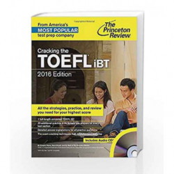 Cracking The TOEFL iBT with Audio CD (College Test Preparation) by Douglas Pierce and Sean Kinsell Book-9780804125987