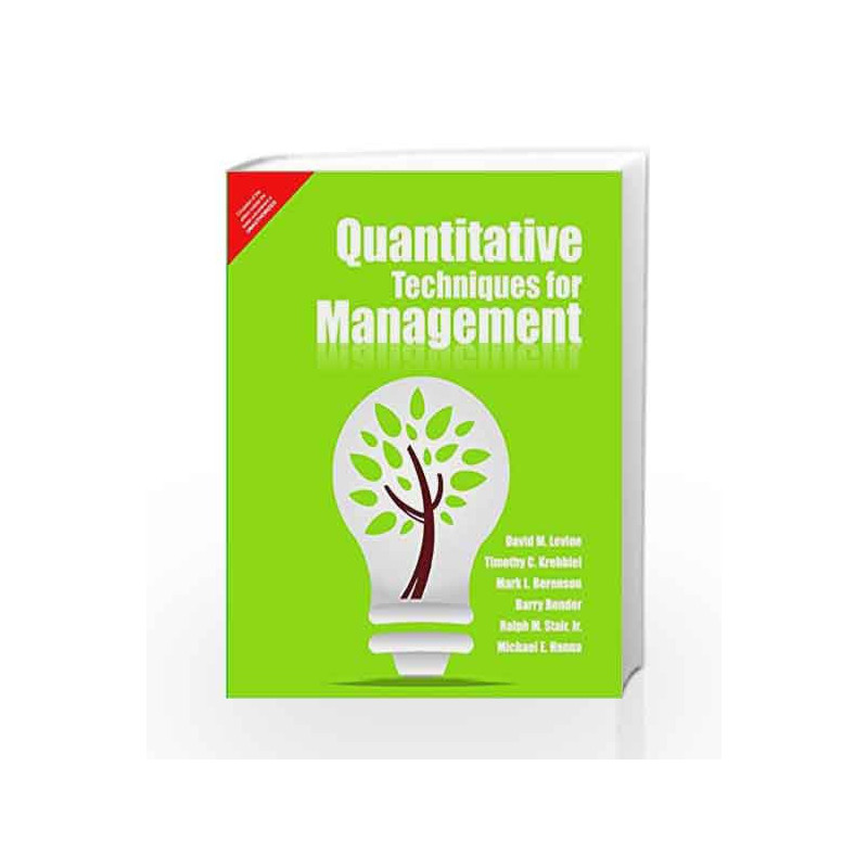 Quantitative Techniques for Management, 1e by Levine / Render Book-9788131772485
