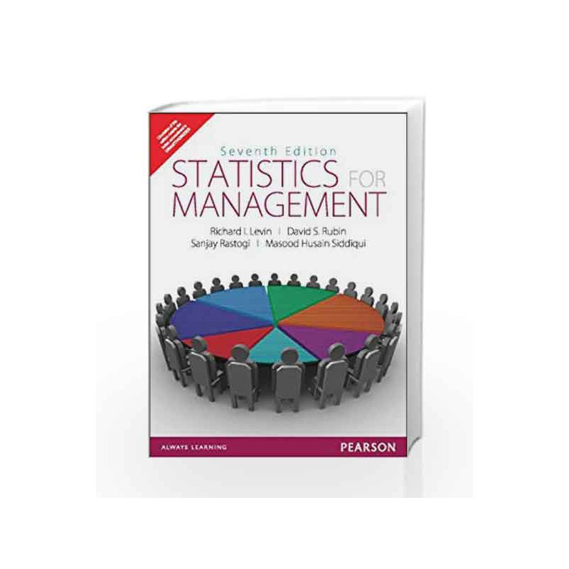 Statistics for Management, 7e by lEVIN / Rastogi Book-9788131774502