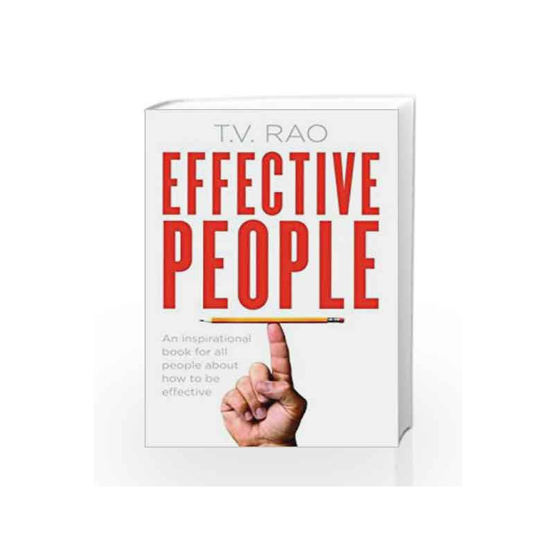 Effective People by T V Rao Book-9788184005837