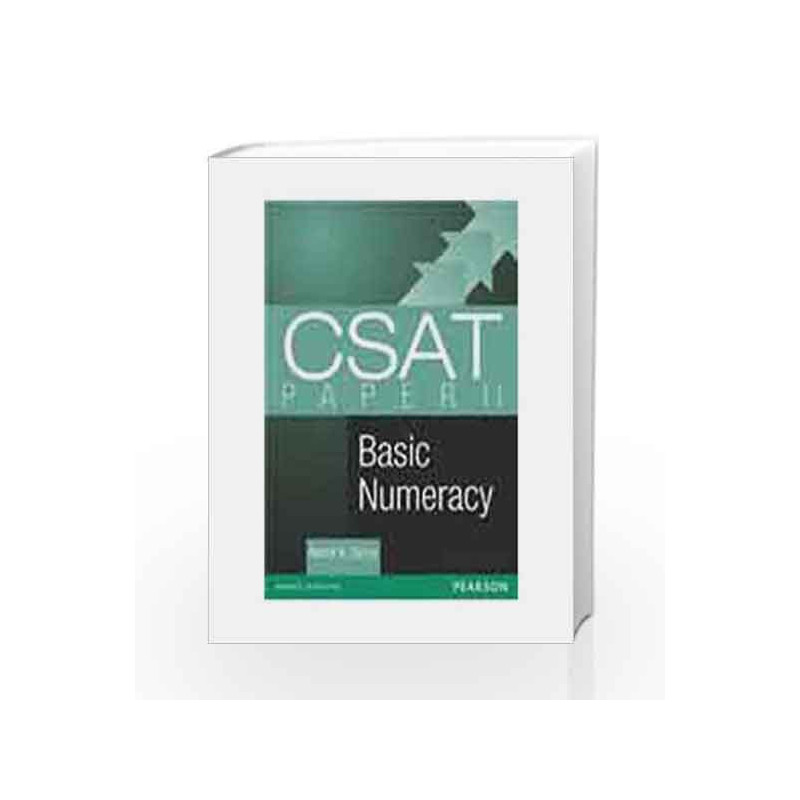 CSAT Paper 2 Basic Numeracy by Nishit K Sinha Book-9788131790243