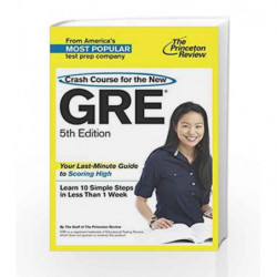 Crash Course for the GRE (Graduate School Test Preparation) by NA Book-9780804125963