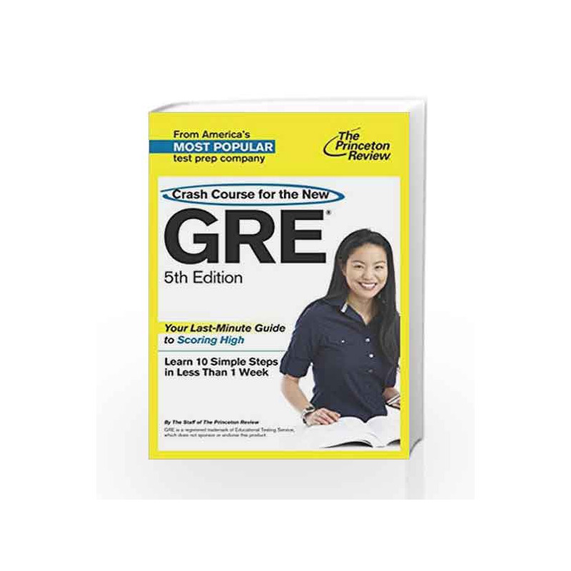 Crash Course for the GRE (Graduate School Test Preparation) by NA Book-9780804125963
