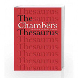 The Chambers Thesaurus, 5th Edition by Chambers Book-9781473608283