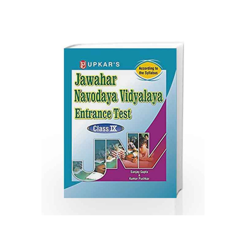 Jawahar Navodaya Vidyalaya Entrance Exam - Class IX by Sanjay Gupta Book-9788174829924