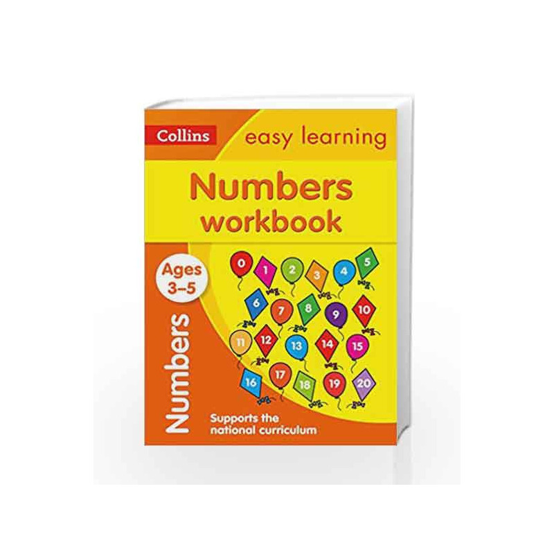 Numbers Workbook Ages 3-5: Collins Easy Learning (Collins Easy Learning Preschool) by HARPER COLLINS Book-9780008151553