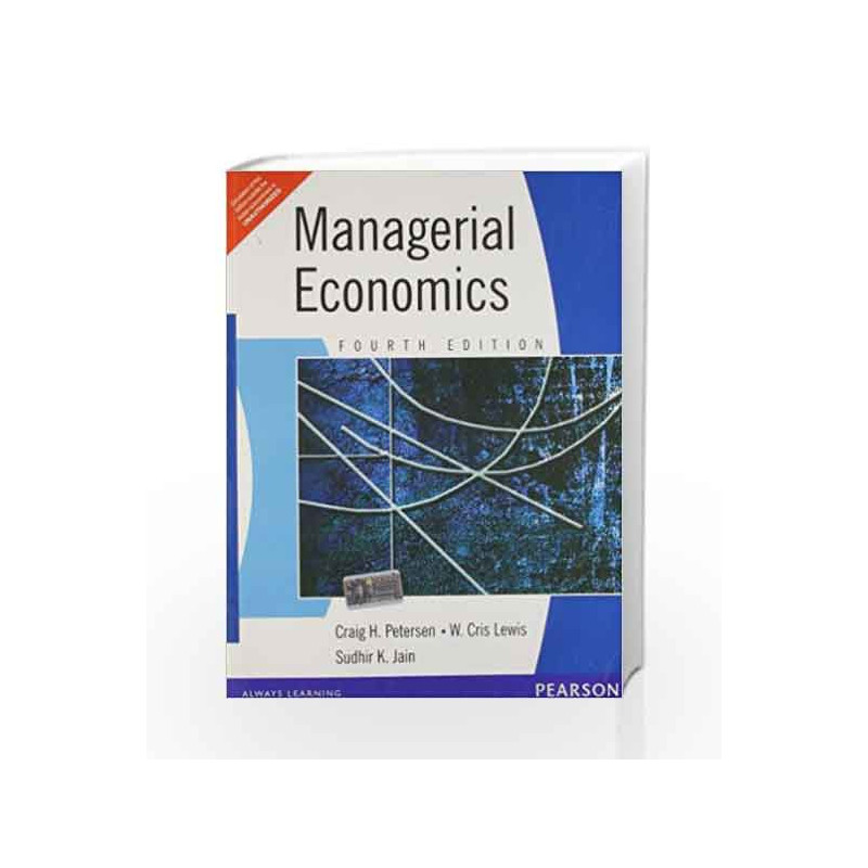 Managerial Economics, 4e by PETER/JAIN Book-9788177583861