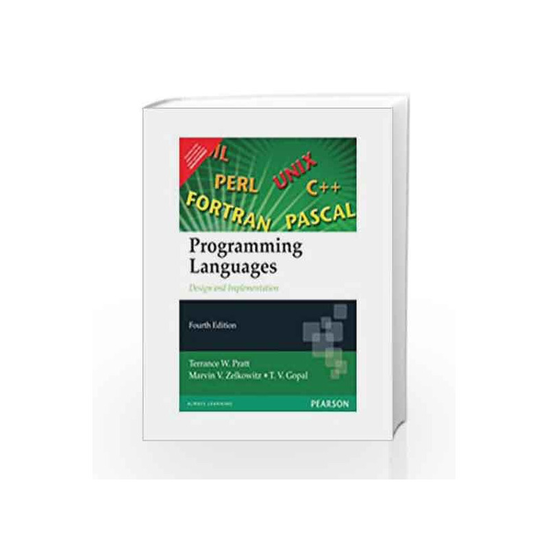 Programming Languages, 4e by PRATT Book-9788177586886