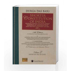Shorter Constitution Of India by D.D. Basu Book-9788180384363