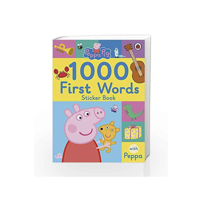 Peppa Pig: 1000 First Words Sticker Book by LADYBIRD Book-9780241294642