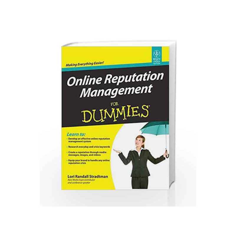Online Reputation Management for Dummies by Lori Randall Stradtman Book-9788126539574