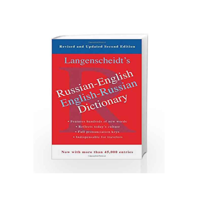 Russian-English Dictionary by Langenscheidt Book-9781439142370