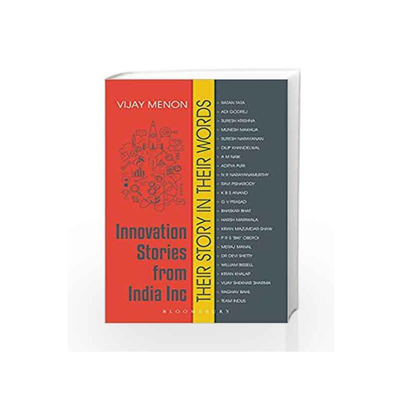 Innovation Stories from India Inc: Their Story in Their Words by Vijay Menon Book-9789386432766