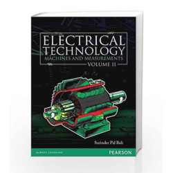 Electrical Technology, Vol2: Machines & Measurements, 1e by SP Bali Book-9789332514416
