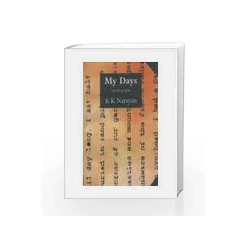 My Days by R.K. Narayan Book-9788185986241
