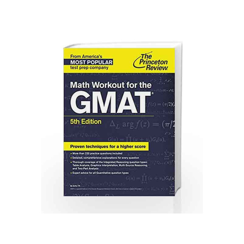 Math Workout for the GMAT (Graduate School Test Preparation) by Princeton Review Book-9781101881644