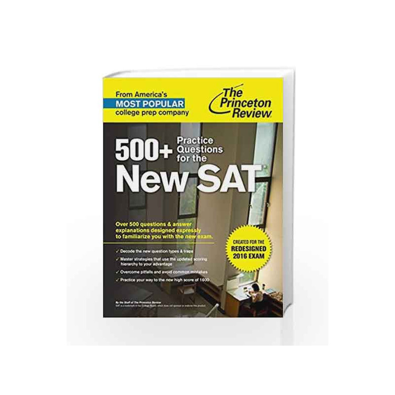 500+ Practice Questions for the New SAT (College Test Preparation) by Princeton Review Book-9781101881750