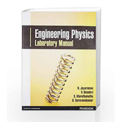 Engineering Physics Laboratory Manual, 1e by Jayaraman et al Book-9789332520073