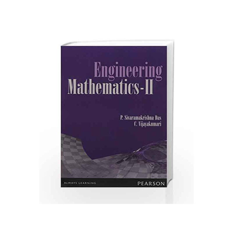Engineering Mathematics-II, 1e by Das/ Vijaya Kumari Book-9789332526372