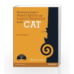 The Pearson Guide to Verbal Ability and Logical Reasoning for the CAT with CD by Nishit K Sinha Book-9789332528833