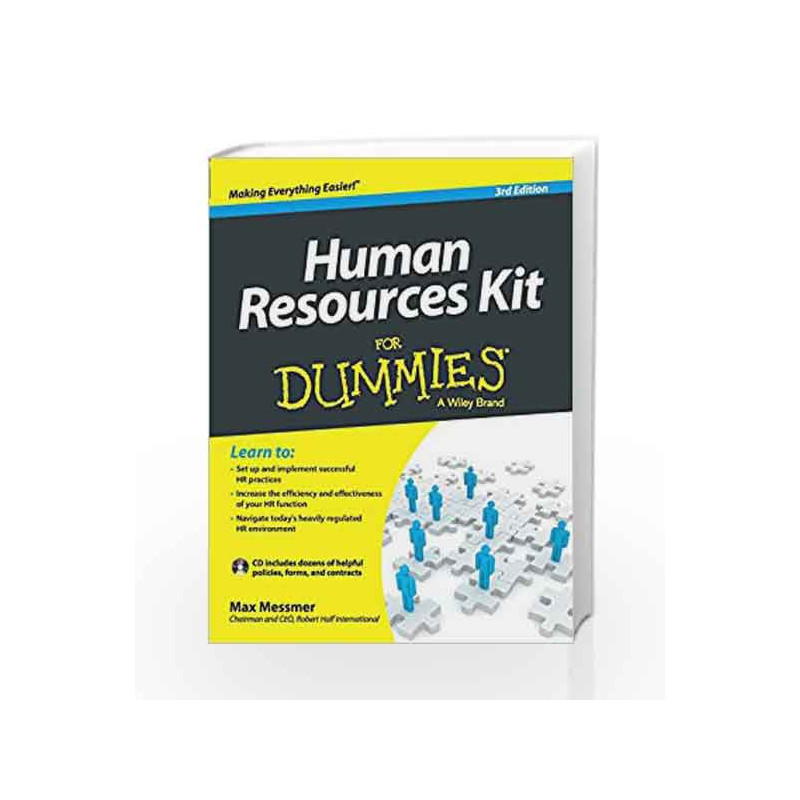 Human Resource Kit for Dummies, 3ed by Max Messmer Book-9788126554478