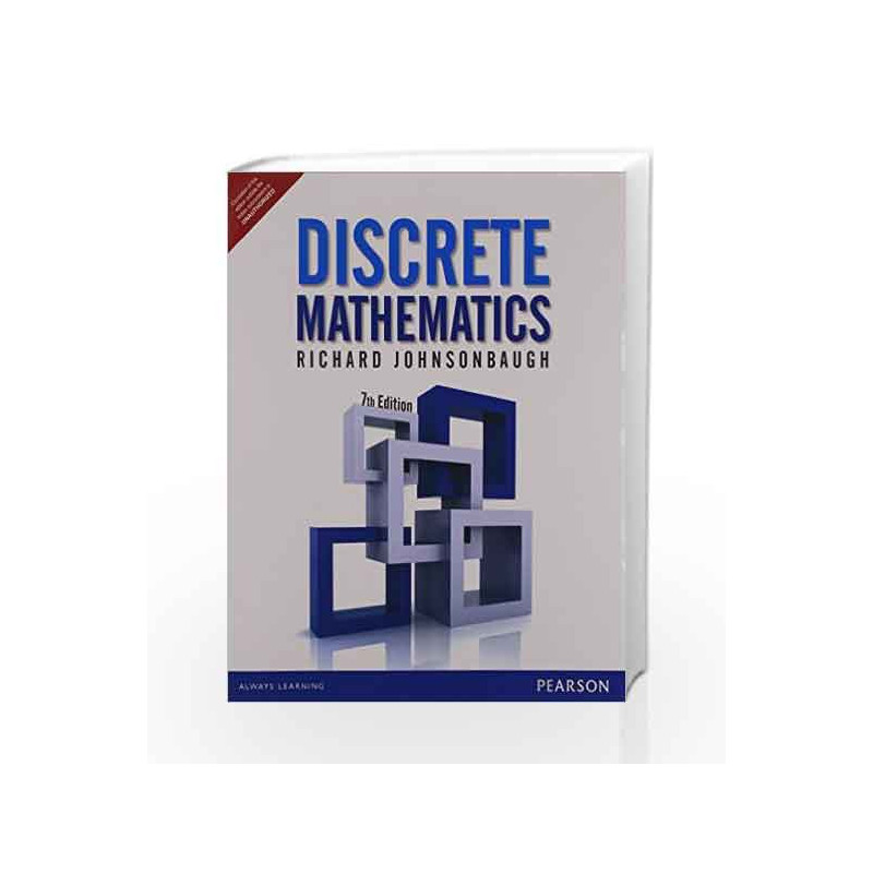 Discrete Mathematics, 7e by Johnsonbaugh Book-9789332535183