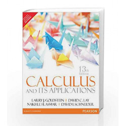 Calculus & Its Applications, 13e by Goldstein Book-9789332535244