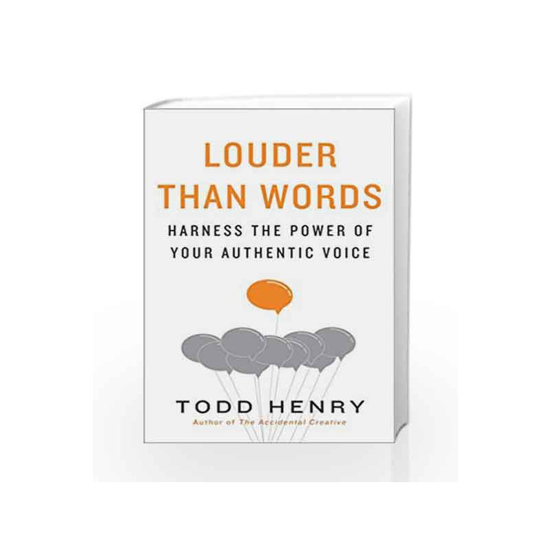 Louder Than Words by Todd Henry Book-9781591847526