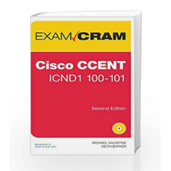 CCENT ICND1 100-101 Exam Cram, 2e by Valentine Book-9789332536081