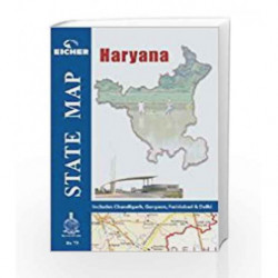 Haryana State Map by NA Book-9788187780595