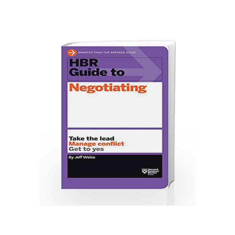 HBR Guide to Negotiating by Jeff Weiss Book-9781633690769