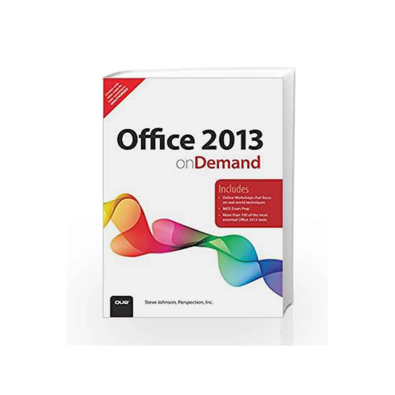 Office 2013 On Demand by Steve Johnson Book-9789332539341