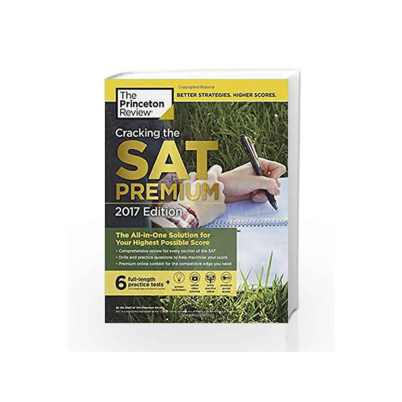 Cracking the SAT with 6 Practice Tests, 2017 (College Test Preparation) by PRINCETON REVIEW Book-9781101920480
