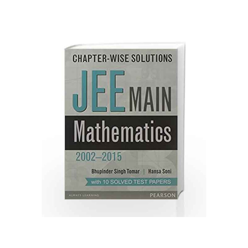 Chapter-wise Solutions: JEE Main Mathema by Tomar/Sony Book-9789332547544