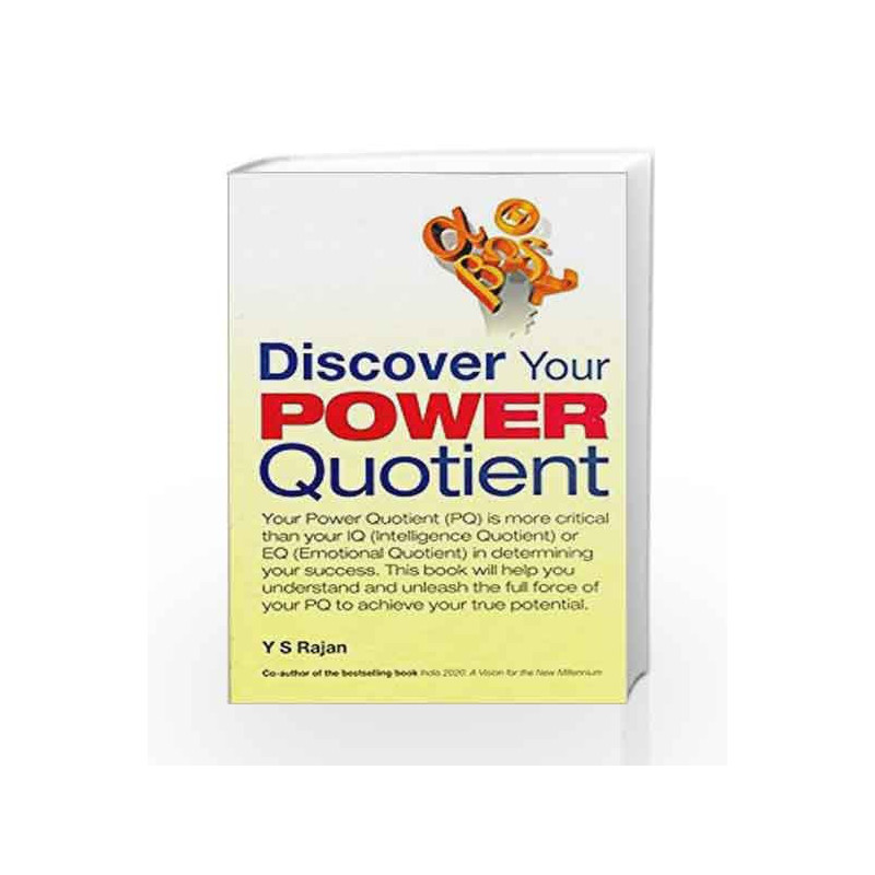Discover Your Power Quotient by Rajan, Y.S. Book-9788170288503