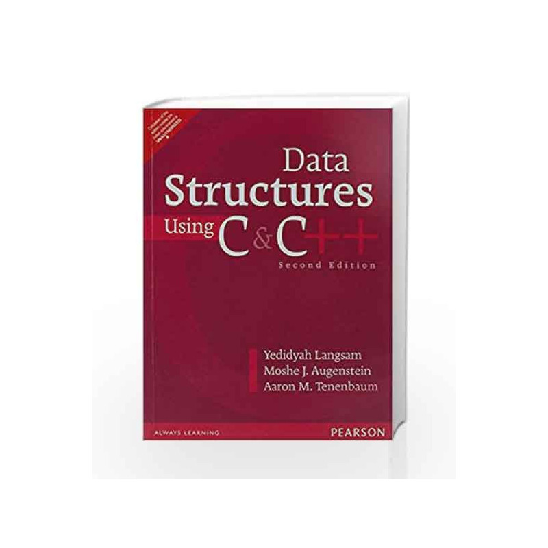 Data Structures Using C and C+ by Langsam / Augenstein / Tenenbaum Book-9789332549319