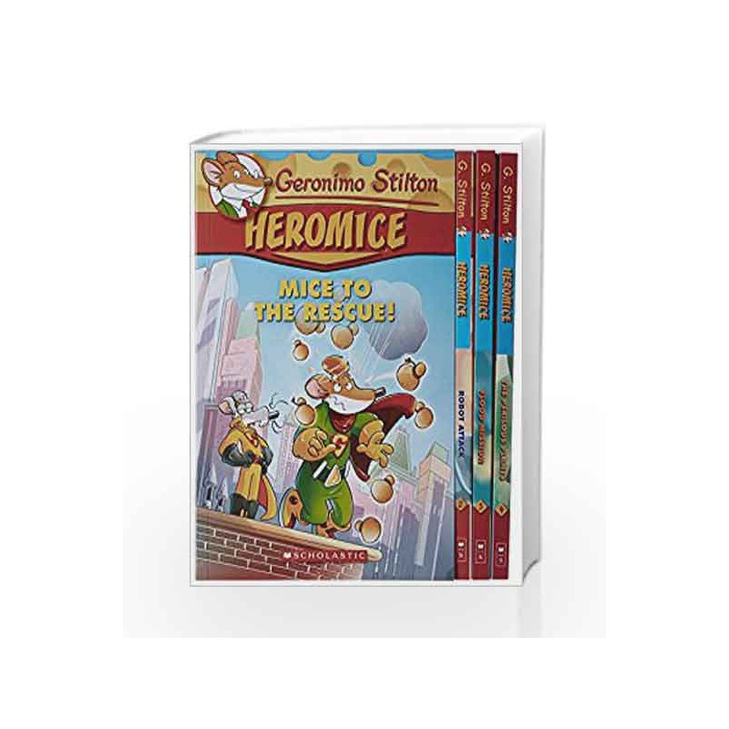 Geronimo Stilton -Heromice Slip-Case Set by NA Book-9782016052518