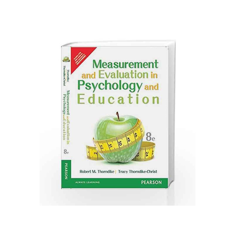 Measurement and Evaluation in Psychology by Thorndike / Thorndike-Christ Book-9789332549821