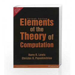 Elements of the Theory of Comp by Lewis Book-9789332549890