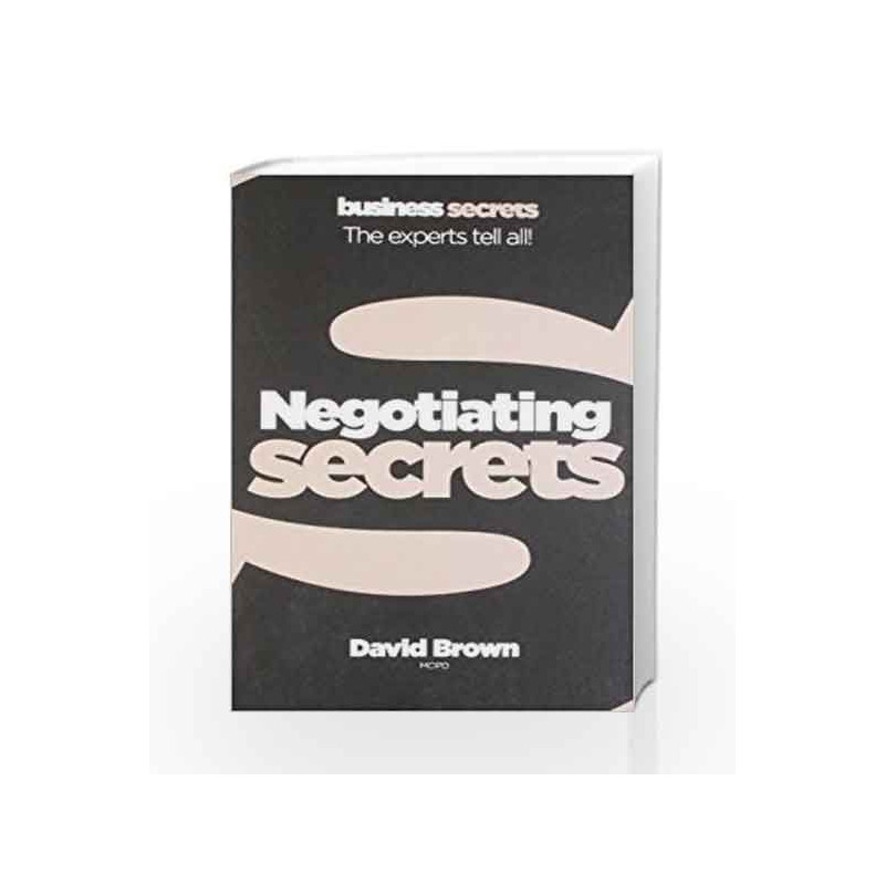 Secrets - Negotiating (Collins Business Secrets) by David Brown Book-9780007328079