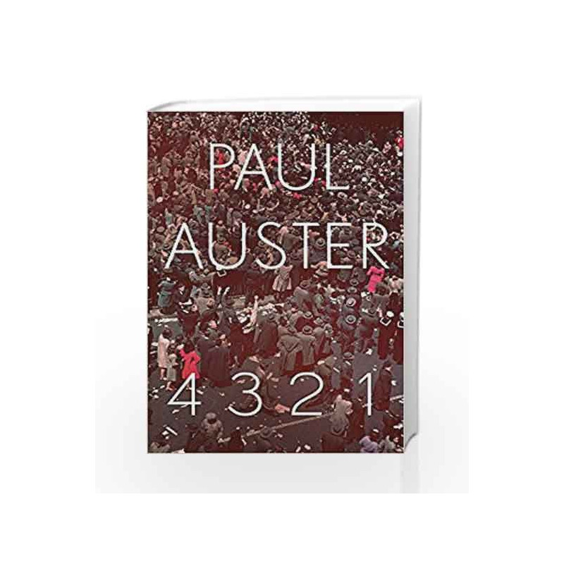 4 3 2 1 by Paul Auster Book-9780571324620